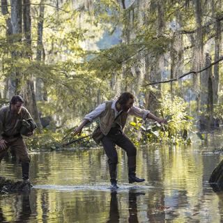 Christopher Berry stars as Jasper Collins and Matthew McConaughey stars as Newton Knight in STX Entertainment's Free State of Jones (2016)