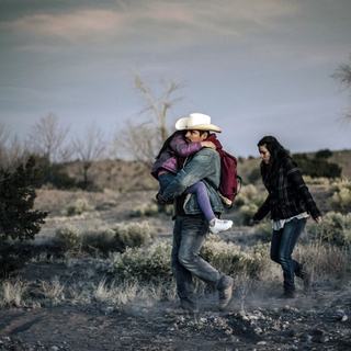 Michael Pena and Eva Longoria in Magnolia Pictures' Frontera (2014)