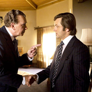 Frank Langella stars as Richard Nixon and Michael Sheen stars as David Frost in Universal Pictures' Frost/Nixon (2008)