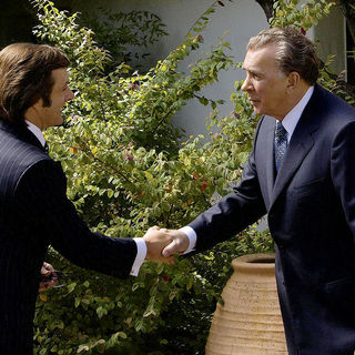 Michael Sheen stars as David Frost and Frank Langella stars as Richard Nixon in Universal Pictures' Frost/Nixon (2008)