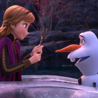 Anna and Olaf from Walt Disney Pictures' Frozen II (2019)