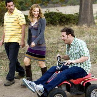 Adam Sandler, Leslie Mann and Seth Rogen in Universal Pictures' Funny People (2009)