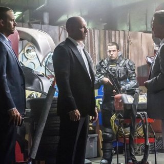 Paul Walker, Vin Diesel and Kurt Russell in Universal Pictures' Furious 7 (2015). Photo credit by Scott Garfield.