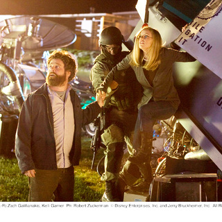 Zach Galifianakis stars as Ben and Kelli Garner stars as Marcie in Walt Disney Pictures' G-Force (2009). Photo credit by Robert Zuckerman.