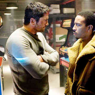 Gerard Butler stars as Kable and Ludacris stars as Humanz Brother in Lionsgate Films' Gamer (2009)