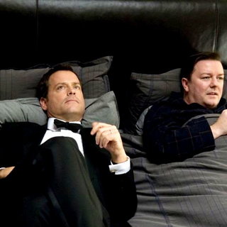 Greg Kinnear stars as Frank Herlihy and Ricky Gervais stars as Bertram Pincus in Paramount Pictures' Ghost Town (2008)