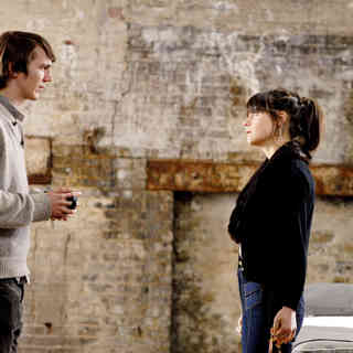 Paul Dano stars as Brian Weathersby and Zooey Deschanel stars as Harriet Lolly in First Independent Pictures' Gigantic (2009)