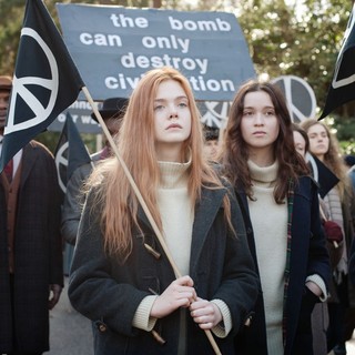 Elle Fanning stars as Ginger and Alice Englert stars as Rosa in A24's Ginger and Rosa (2013)