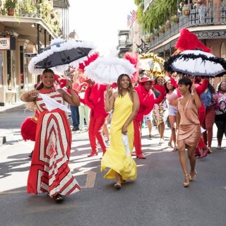 Queen Latifah, Tiffany Haddish, Jada Pinkett Smith and Regina Hall in Universal Pictures' Girls Trip (2017)