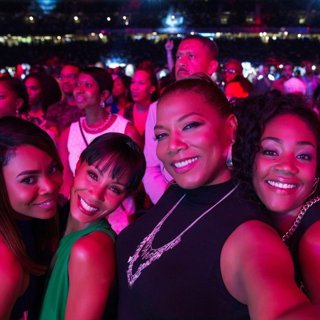 Tiffany Haddish, Jada Pinkett Smith, Queen Latifah and Regina Hall in Universal Pictures' Girls Trip (2017)