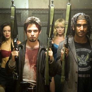 Rose McGowan, Freddy Rodriguez, Marley Shelton and Naveen Andrews in segment Planet Terror in 