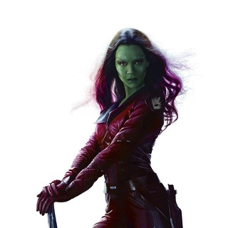 Zoe Saldana stars as Gamora in Marvel Studios' Guardians of the Galaxy (2014)