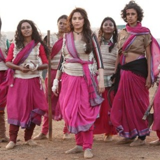 Madhuri Dixit stars as Rajjo in Alumbra Entertainment's Gulaab Gang (2014)