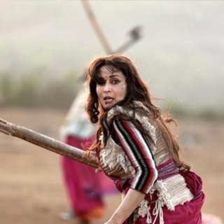 Madhuri Dixit stars as Rajjo in Alumbra Entertainment's Gulaab Gang (2014)