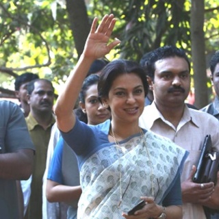 Juhi Chawla stars as Sumitra Devi in Alumbra Entertainment's Gulaab Gang (2014)