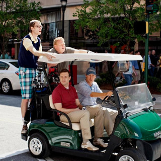 Stephen Merchant, Larry Joe Campbell, Owen Wilson and Jason Sudeikis in New Line Cinema's Hall Pass (2011)