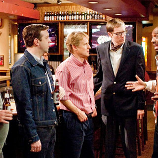 Larry Joe Campbell, Jason Sudeikis, Owen Wilson, Stephen Merchant and J.B. Smoove in New Line Cinema's Hall Pass (2011)