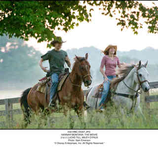 Lucas Till stars as Travis Brody and Miley Cyrus stars as Hannah Montana / Miley Stewart in Walt Disney Pictures' Hannah Montana: The Movie (2009). Photo credit by Sam Emerson.