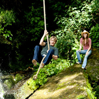 Lucas Till stars as Travis Brody and Miley Cyrus stars as Hannah Montana / Miley Stewart in Walt Disney Pictures' Hannah Montana: The Movie (2009)