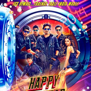 Poster of Red Chillies Entertainment's Happy New Year (2014)