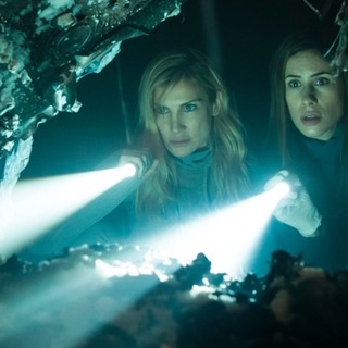 Milla Bjorn stars as Svet and Camille Balsamo stars as Sadie in Vertical Entertainment's Harbinger Down (2015)