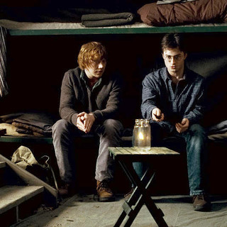 Rupert Grint stars as Ron Weasley and Daniel Radcliffe stars as Harry Potter in Warner Bros. Pictures' Harry Potter and the Deathly Hallows: Part I (2010)