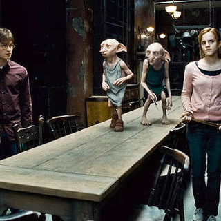 Rupert Grint, Daniel Radcliffe and Emma Watson in Warner Bros. Pictures' Harry Potter and the Deathly Hallows: Part I (2010)