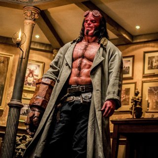 David Harbour stars as Hellboy and Daniel Dae Kim stars as Ben Daimio in Lionsgate Films' Hellboy (2019) Picture 17