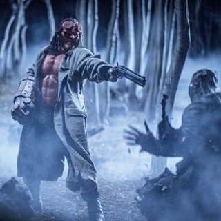 David Harbour stars as Hellboy and Daniel Dae Kim stars as Ben Daimio in Lionsgate Films' Hellboy (2019) Picture 24