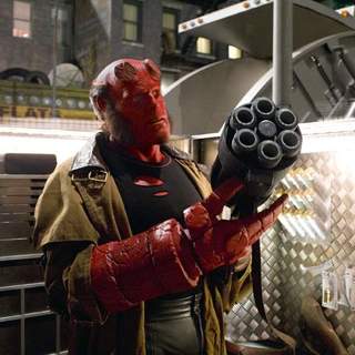 Ron Perlman as Hellboy in Universal Pictures' Hellboy II: The Golden Army (2008)