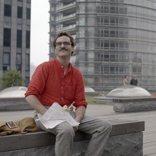 Joaquin Phoenix stars as Theodore in Warner Bros. Pictures' Her (2013)