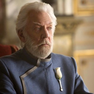 Donald Sutherland stars as President Snow in Lionsgate Films' The Hunger Games: Mockingjay, Part 1 (2014)