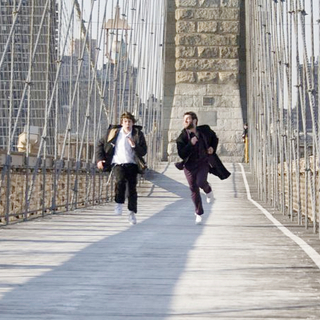 Jesse Eisenberg stars as Sam Gold and Justin Bartha stars as Yosef Zimmerman in First Independent Pictures' Holy Rollers (2010)