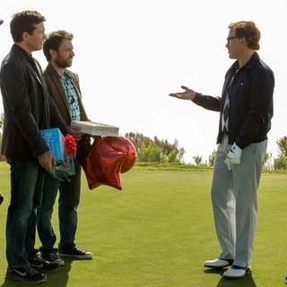 Jason Sudeikis, Charlie Day, Jason Bateman and Chris Pine in Warner Bros. Pictures' Horrible Bosses 2 (2014)