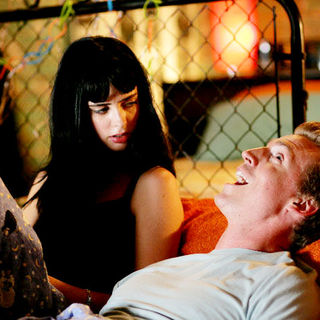 Krysten Ritter stars as Lauren and Josh Meyers stars as Andy in I Lied About Everything Pictures' How to Make Love to a Woman (2009)