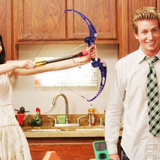 Krysten Ritter stars as Lauren and Josh Meyers stars as Andy in I Lied About Everything Pictures' How to Make Love to a Woman (2009)