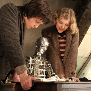 Asa Butterfield stars as Hugo Cabret snd Chloe Moretz stars as Isabelle in Paramount Pictures' Hugo (2011)