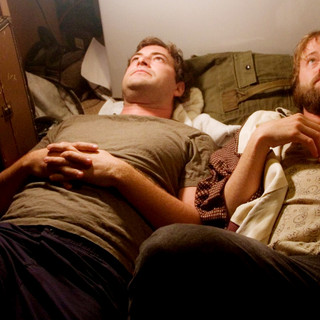 Mark Duplass stars as Ben and Joshua Leonard stars as Andrew in Magnolia Pictures' Humpday (2009)