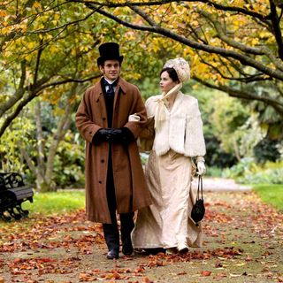 Hugh Dancy stars as Dr. Mortimer Granville and Felicity Jones stars as Emily Dalrymple in Sony Pictures Classics' Hysteria (2012). Photo credit by Liam Daniel.