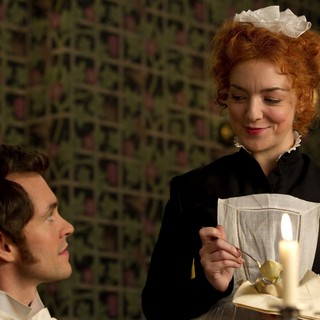 Hugh Dancy stars as Dr. Mortimer Granville and 	Sheridan Smith stars as Molly the Lolly in Sony Pictures Classics' Hysteria (2012). Photo credit by Ricardo Vaz Palma.