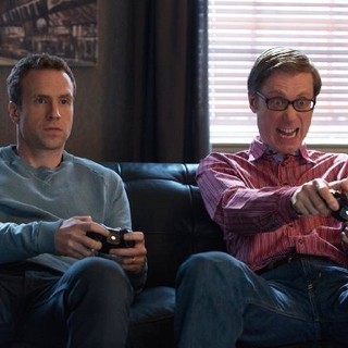 Rafe Spall and Stephen Merchant in Magnolia Pictures' I Give It a Year (2013). Photo credit by Giles Keyte.