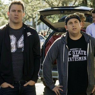 Channing Tatum stars as Jenko and Jonah Hill stars as Schmidt in Columbia Pictures' 22 Jump Street (2014)