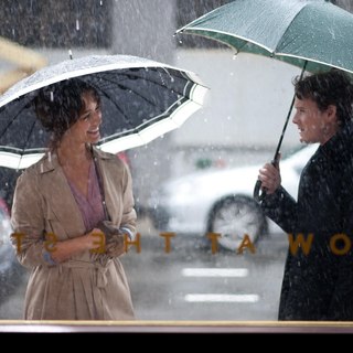 Berenice Marlohe stars as Arielle and Anton Yelchin stars as Brian in IFC Films' 5 to 7 (2015)