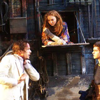 Heath Ledger, Lily Cole and Andrew Garfield in Sony Pictures Classics' The Imaginarium of Doctor Parnassus (2009)
