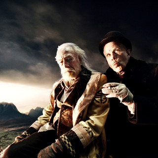 Christopher Plummer stars as Dr. Parnassus and Tom Waits stars as Mr. Nick in Sony Pictures Classics' The Imaginarium of Doctor Parnassus (2009)