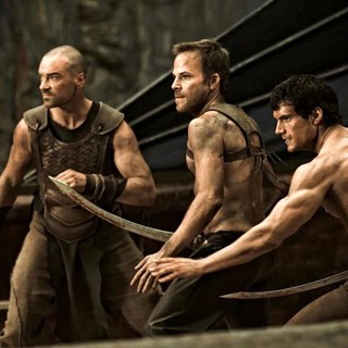 Stephen Dorff stars as Stavros and Henry Cavill stars as Theseus in Relativity Media's Immortals (2011)