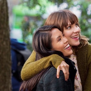 Jessalyn Wanlim stars as Sharla and Katharine McPhee stars as Natalie Russo in ABC's In My Dreams (2014)