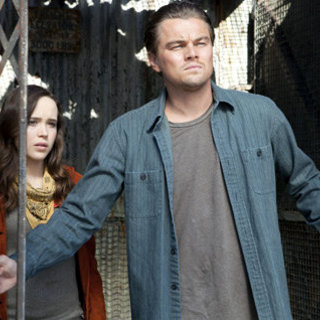 Ellen Page stars as Ariadne and Leonardo DiCaprio stars as Jacob Hastley in Warner Bros. Pictures' Inception (2010)