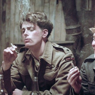 David Kross stars as Unteroffizier Josef Schwartz and Rupert Grint stars as Gunner Robert Smith in Magnolia Pictures' Into the White (2013)