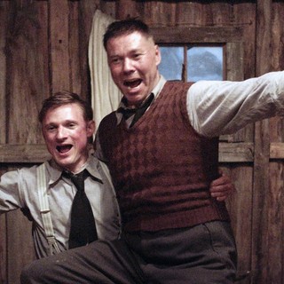 Stig Henrik Hoff stars as Feldwebel Wolfgang Strunk and Florian Lukas stars as Leutnant Horst Schopis in Magnolia Pictures' Into the White (2013)
